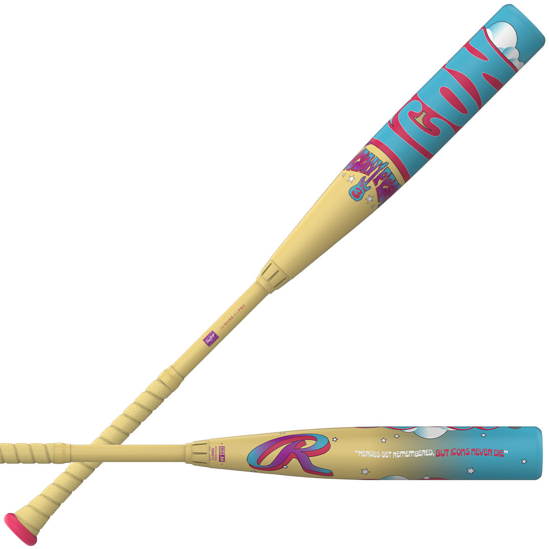 Rawlings Limited Edition Icon Fest BBCOR Baseball Bat: RBB6IFT3