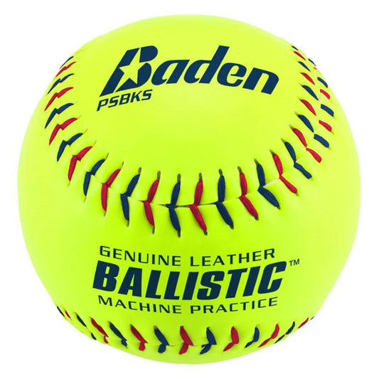 Baden Ballistic Pitching Machine Softballs: 1 Dozen