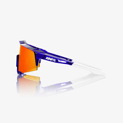 100% SPEEDCRAFT MLB Authentic Polished Translucent Blue - HiPER Red Mirror Lens