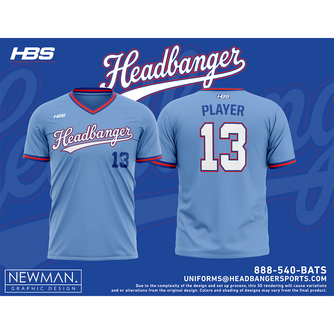 Headbanger Sports Exclusive "City Connect" Micro Mesh Short Sleeve Jersey Buy-in: A-Town