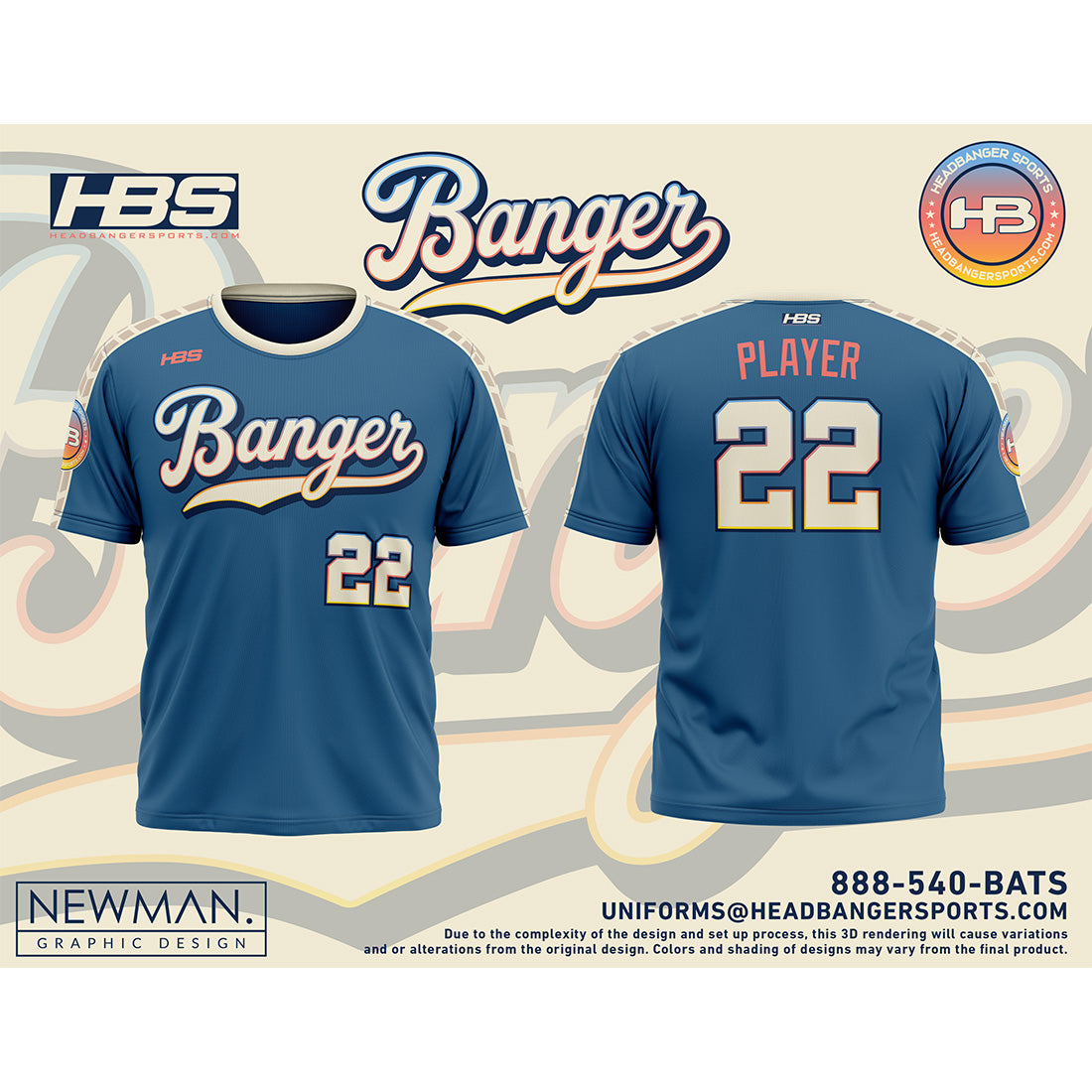 Headbanger Sports Exclusive "City Connect" Mirco Mesh Short Sleeve Jersey Buy-in: Brew City