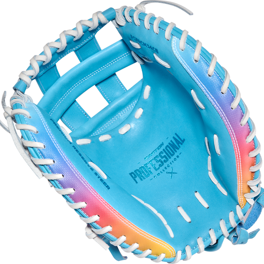 Easton Professional Collection Color Splash 3.0 34” Fastpitch Catcher’s Mitt: PCFPCM34CB