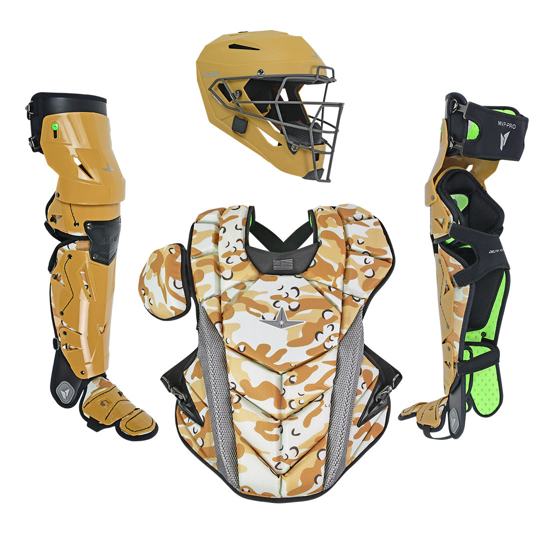 all-star mvp pro honor drops catcher’s kit baseball full gear set