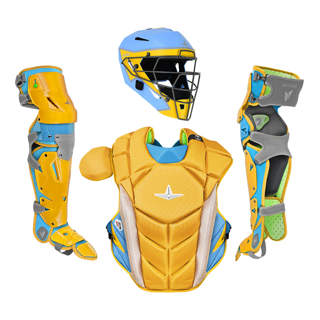 Secondary 3: all-star mvp pro leg guards shift technology baseball catcher