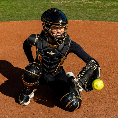 gold mirror all-star fastpitch catcher gear paige halstead edition