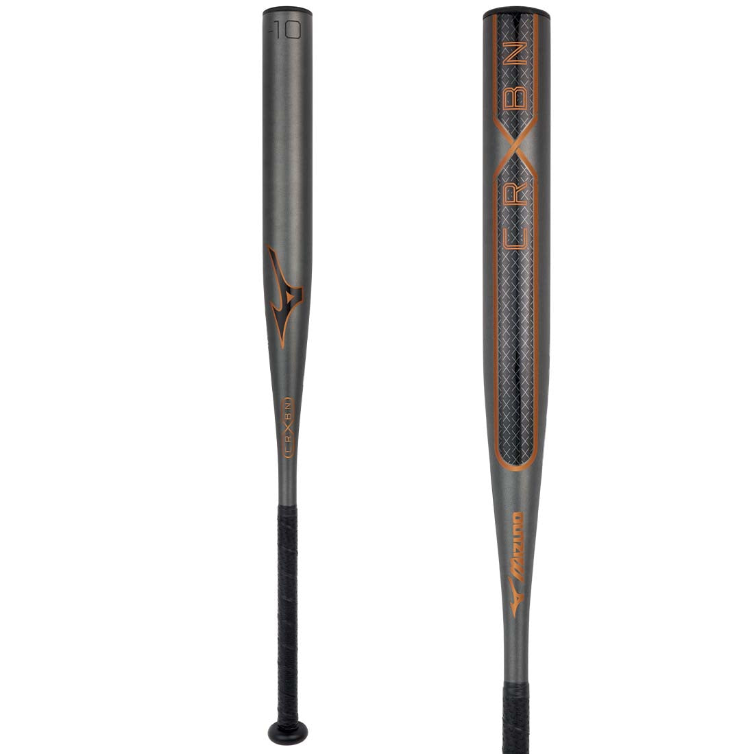 2026 Mizuno CRBN X fastpitch softball bat one-piece Detonator COR Black Onyx Carbon -10