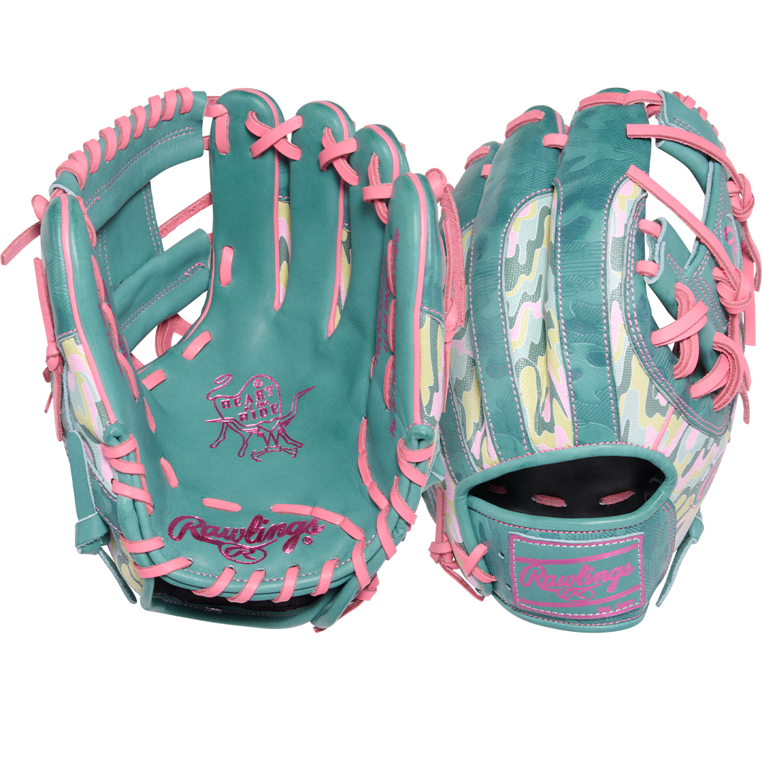 Rawlings Heart of the Hide Color Sync 10 11.5" Infield Baseball Glove: PROR204-2SP