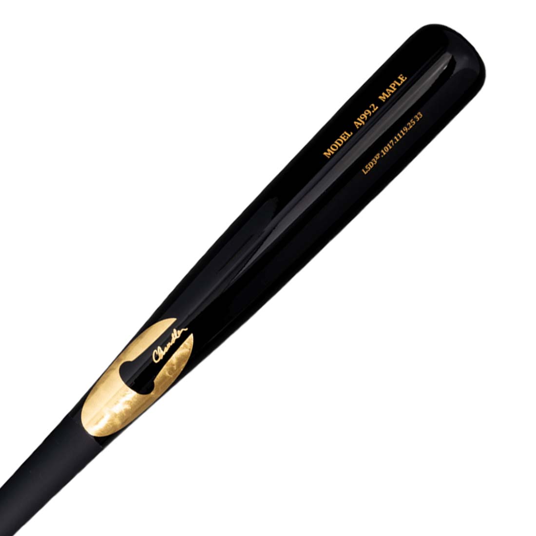 Chandler AJ99.2XP longer larger barrel close up XP maple wood bat