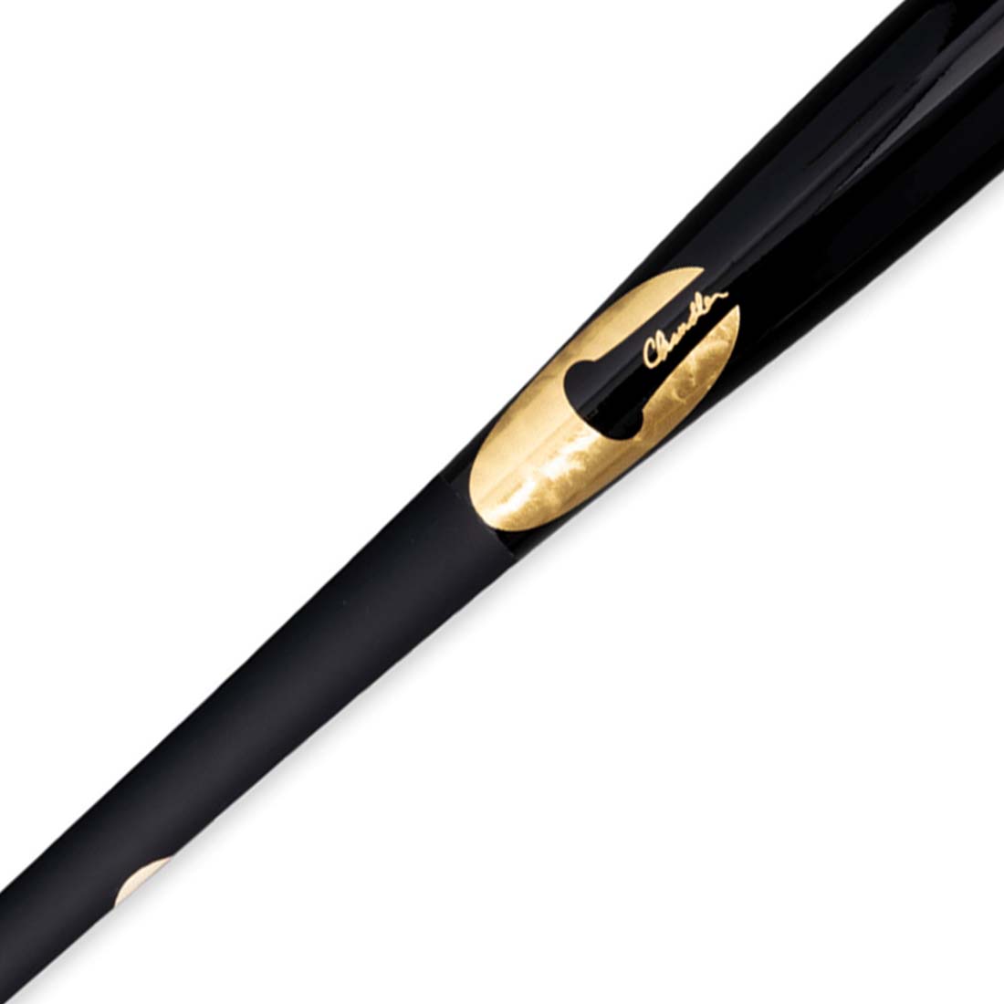 Chandler AJ99.2XP 22K gold logo detail XP balanced maple wood bat