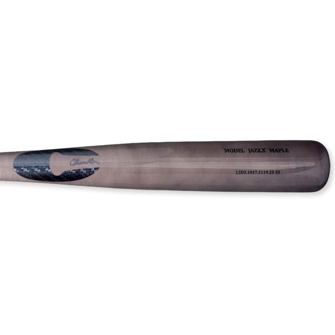 Chandler JAZZ.X Performance Cut end loaded maple wood baseball bat Jazz Chisholm flared knob gloss finish