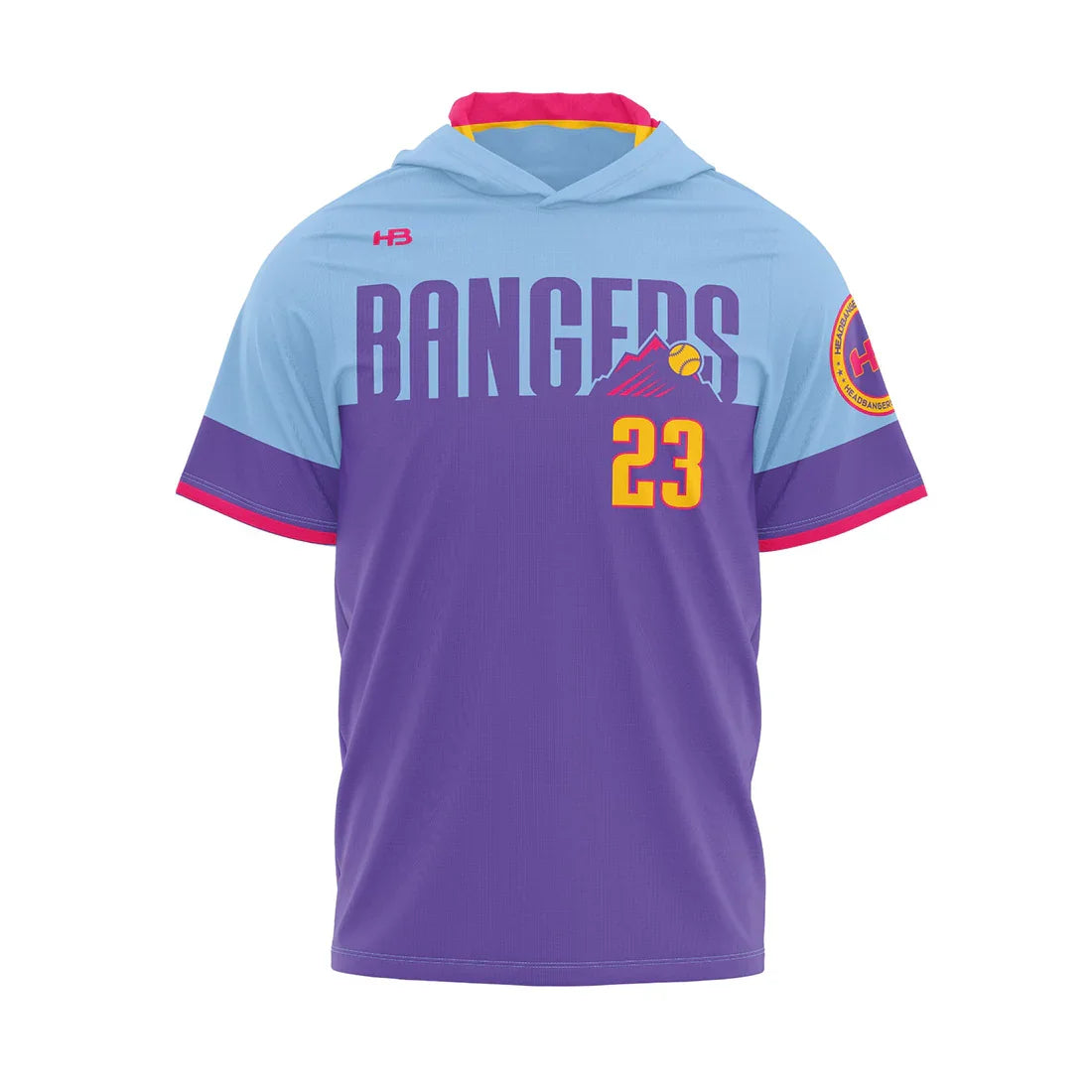 Headbanger Sports Exclusive "City Connect" Short Sleeve Lightweight Hoodies