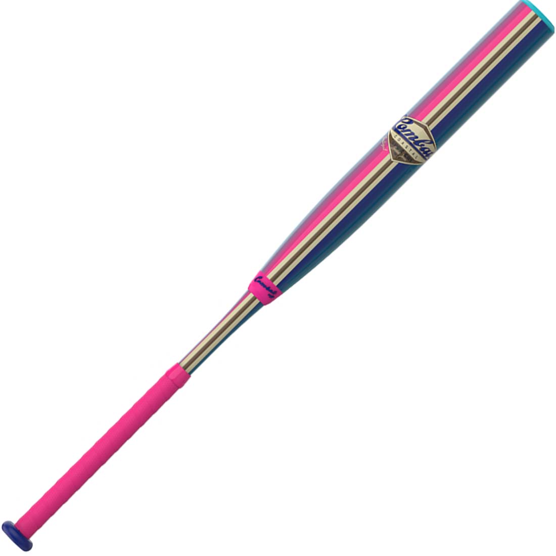 Combat Coastal Jones SPEC CR1 triple barrel composite USA slowpitch bat close up