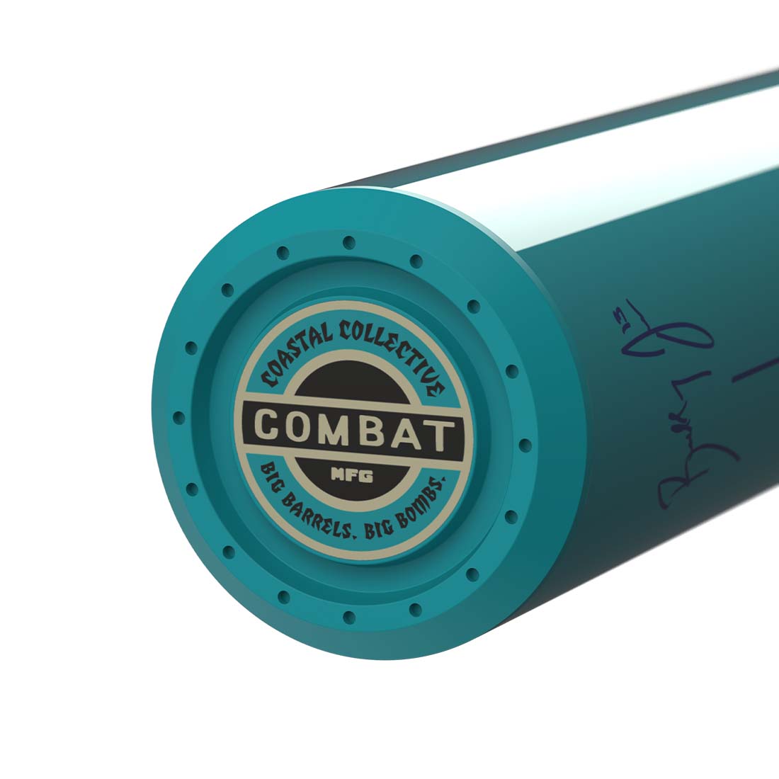 Combat Coastal Jones 0.5 oz end load USA slowpitch bat side profile