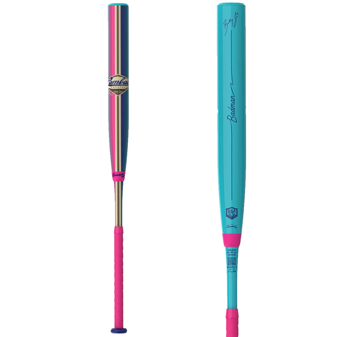 Combat Coastal Jones 12.75 inch loaded USA slowpitch bat Bradley Jones signature model