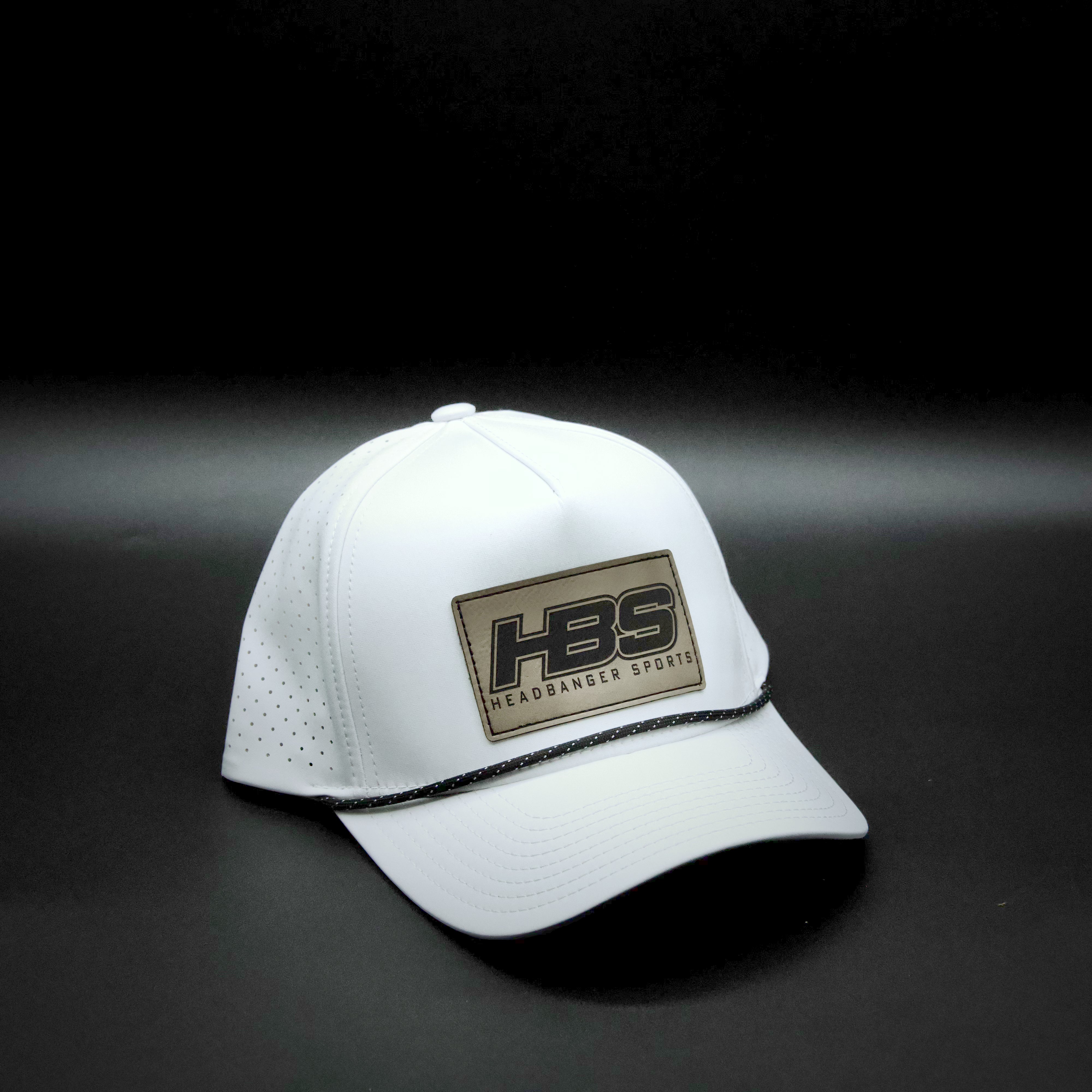 Headbanger Sports Exclusive White P424 Perforated Snapback Lifestyle F ...