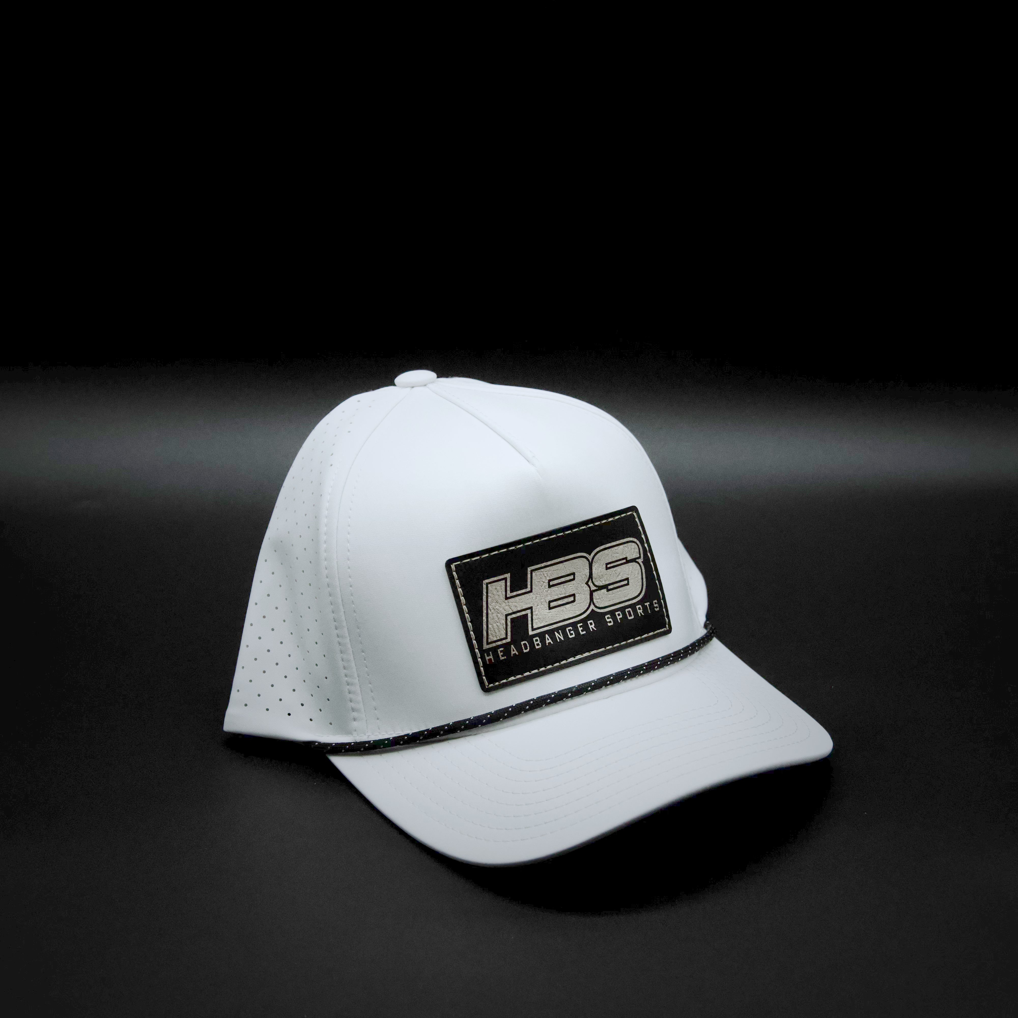 Headbanger Sports Exclusive White P424 Perforated Snapback Lifestyle F ...