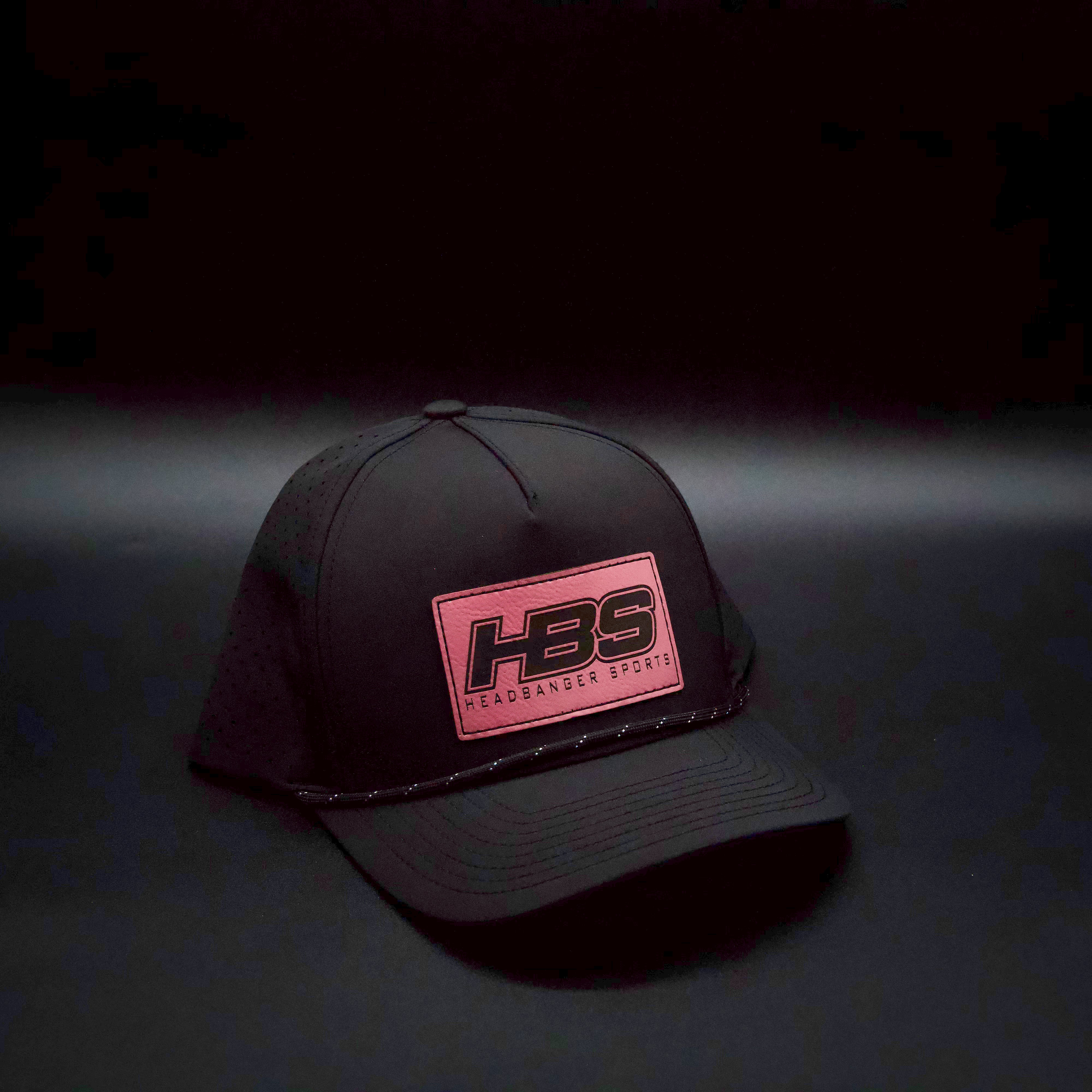 Headbanger Sports Exclusive Black P424 Perforated Snapback Lifestyle F ...