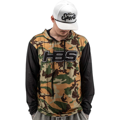 Headbanger Sports Exclusive Micro Mesh Long Sleeve Patriotism Lightweight Hoodies