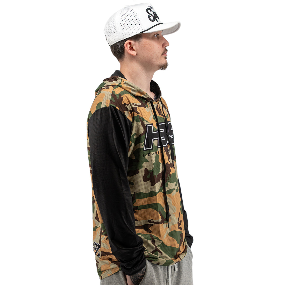 Headbanger Sports Exclusive Micro Mesh Long Sleeve Patriotism Lightweight Hoodies
