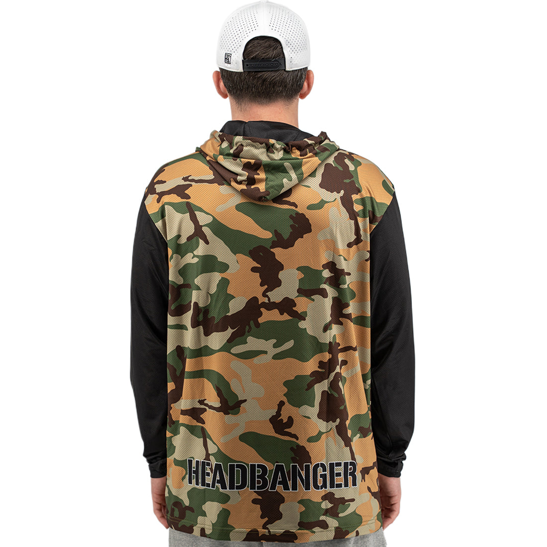Headbanger Sports Exclusive Micro Mesh Long Sleeve Patriotism Lightweight Hoodies
