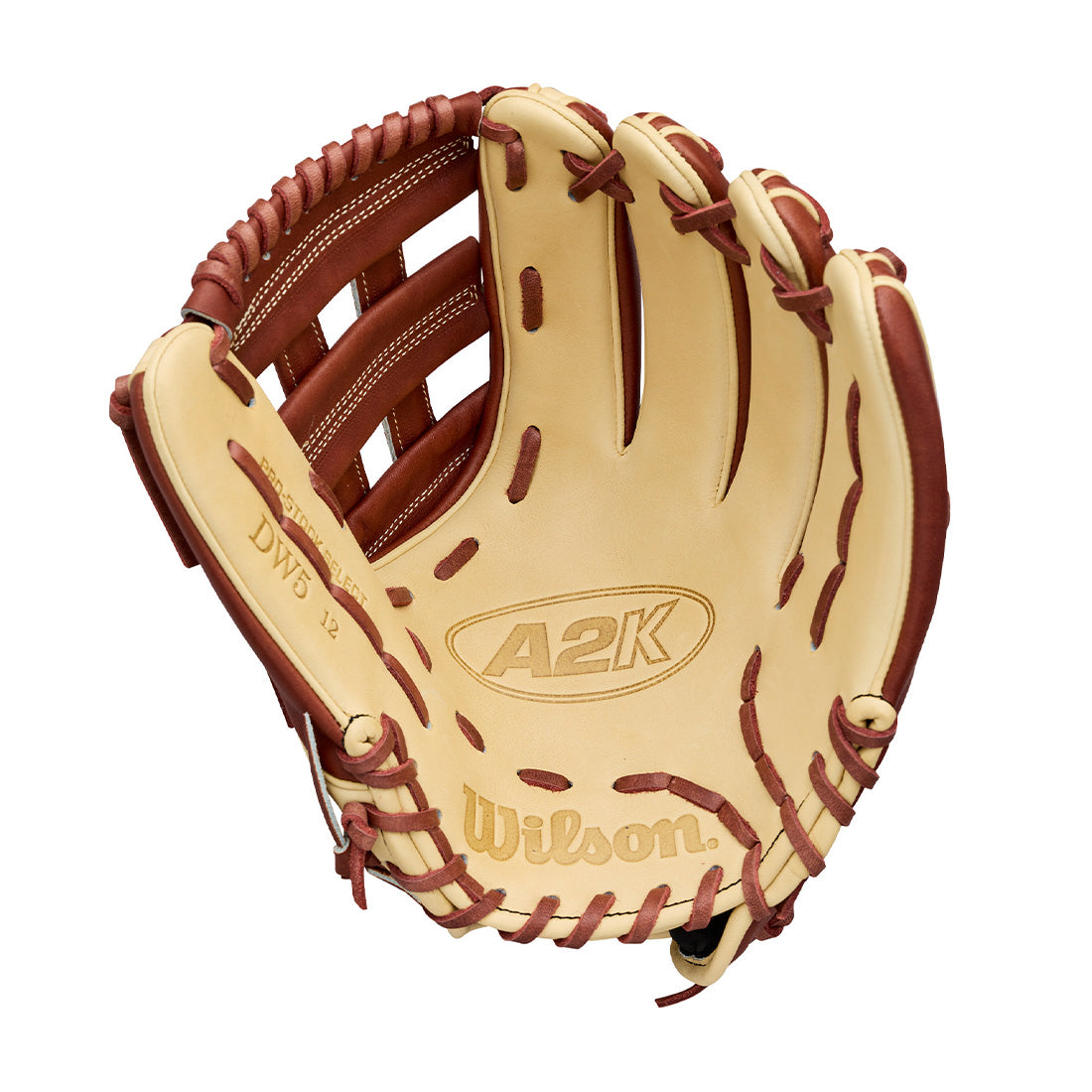 2027 Wilson A2K DW5 12” Infield Baseball Glove: WBG07801RT12