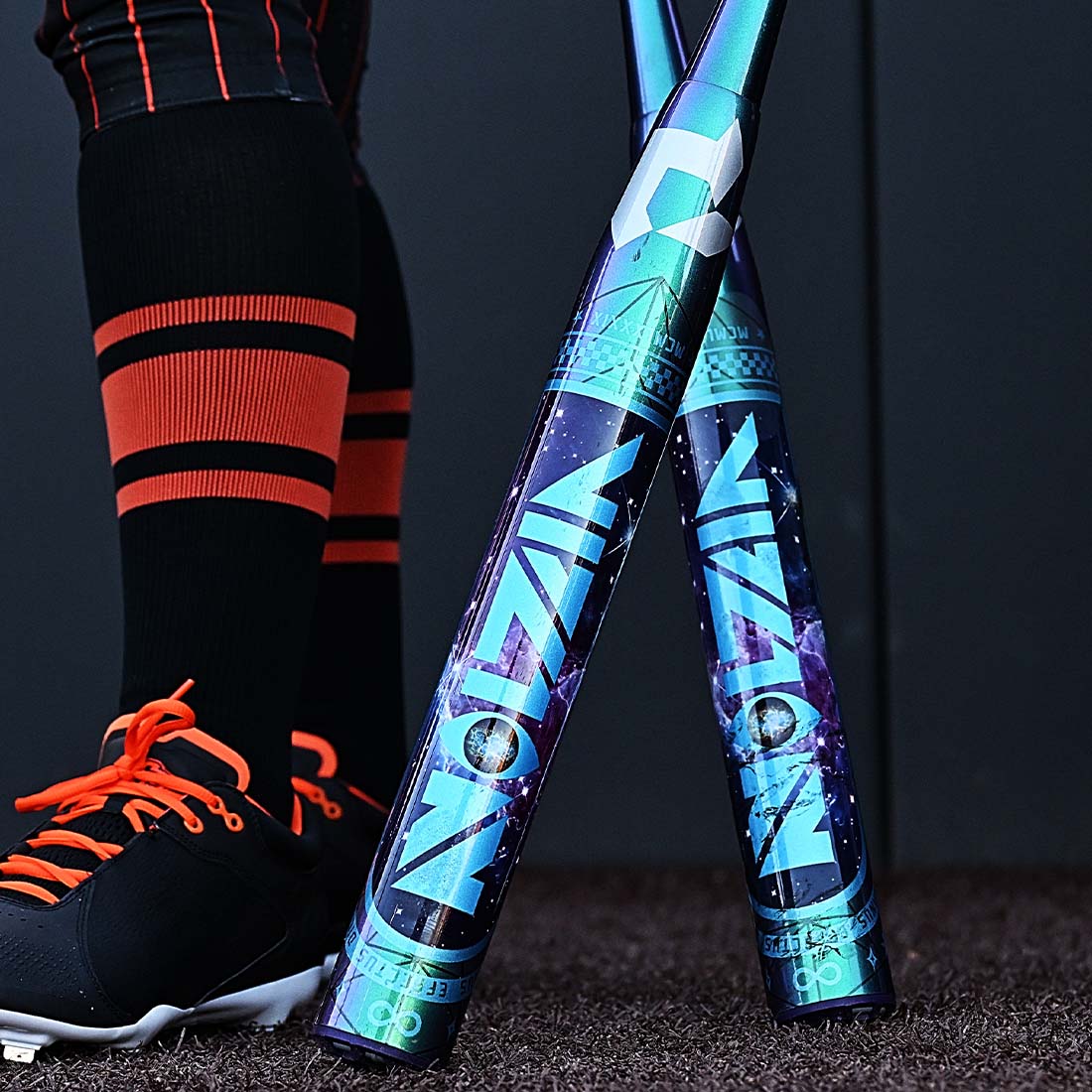 2027 DeMarini Vizion Fastpitch Softball Bat on the Oklahoma Field