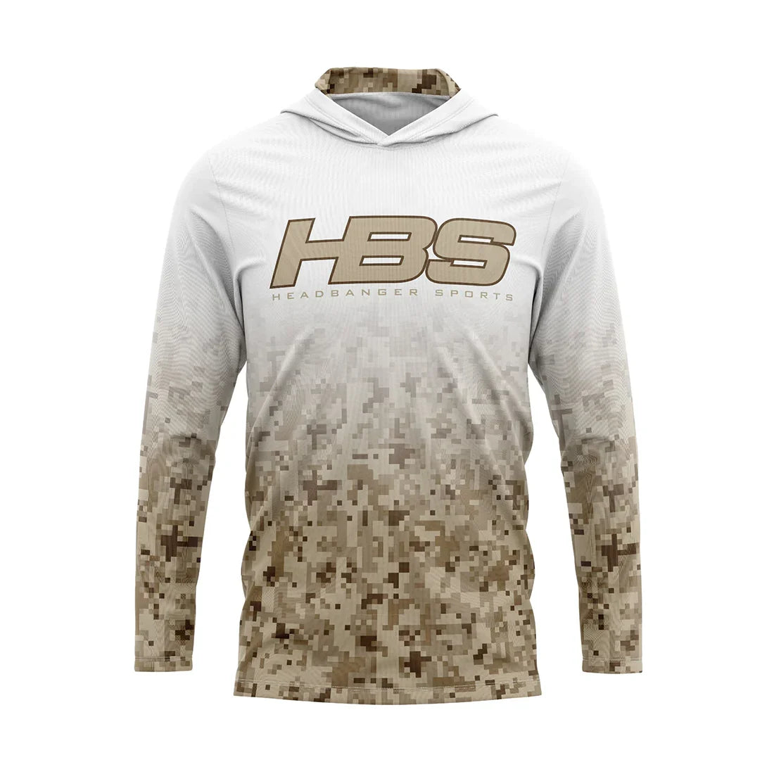 Headbanger Sports Exclusive "Military Worlds" Camo Lightweight Mesh Long Sleeve Hoodies