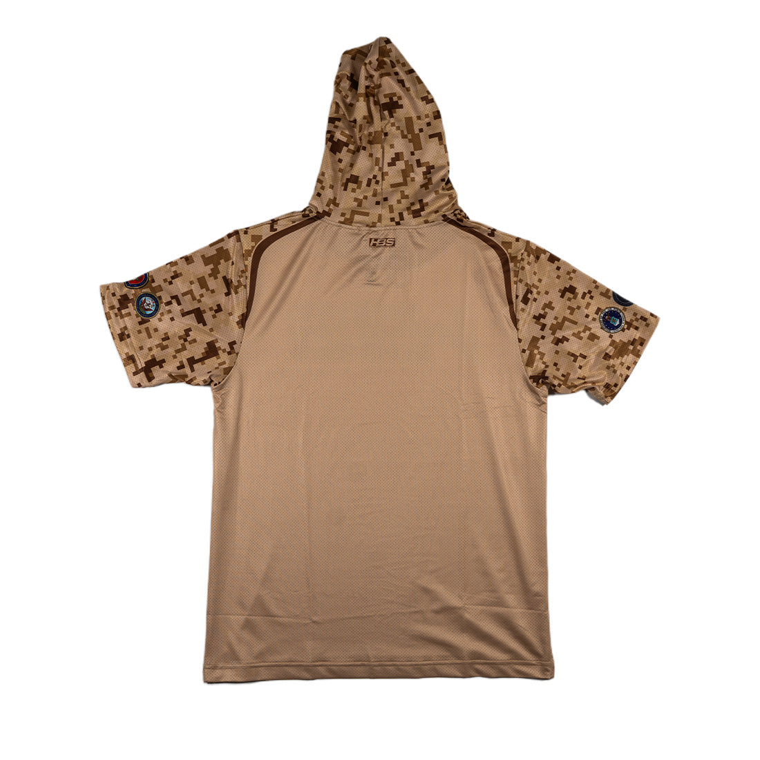 Desert Headbanger Sports Armed Forces Short Sleeve Mesh Hoodie