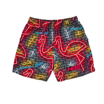 Headbanger Sports Exclusive Mesh Graphic Shorts