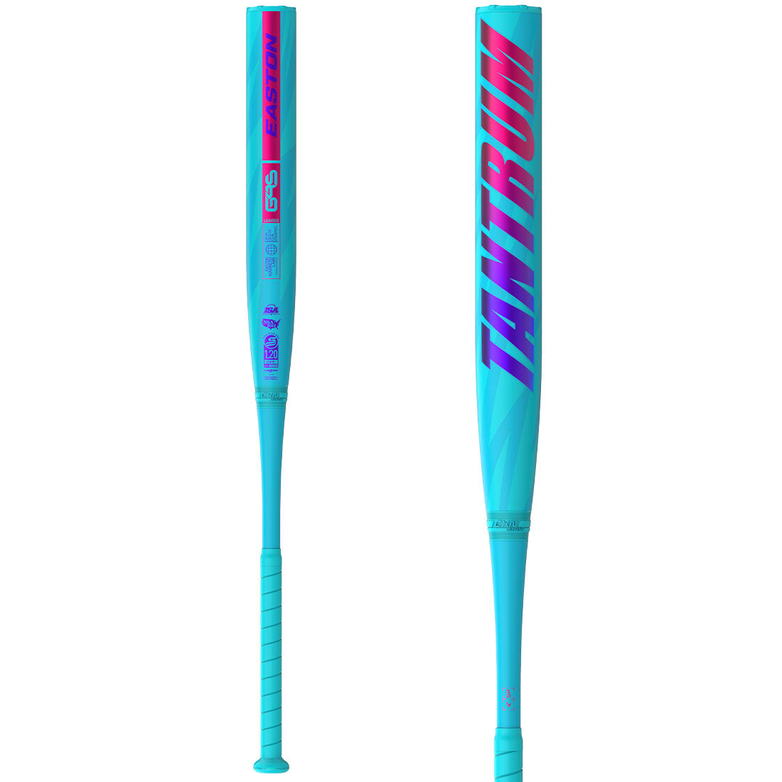 2026 Easton Tantrum 13 Loaded (ESU6TNTL) 2-piece bat with G4S G4orce tech, CXN MC+ connection, HDK23 carbon fiber, Flex 180 handle. USSSA/ISA/NSA on a white background