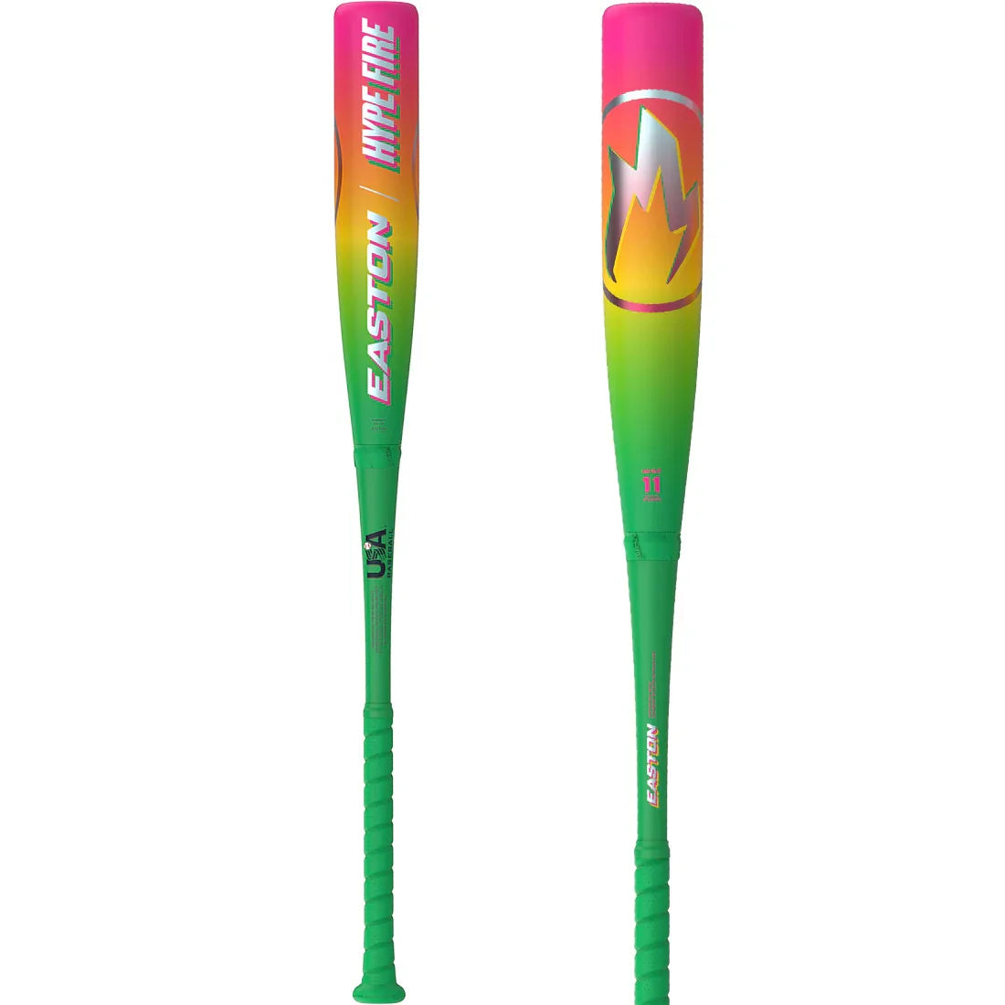 Shop 2026 Easton Hype Fire 2 5/8" USA Baseball Bat: -11, -10, -8, -5 at Headbanger Sports