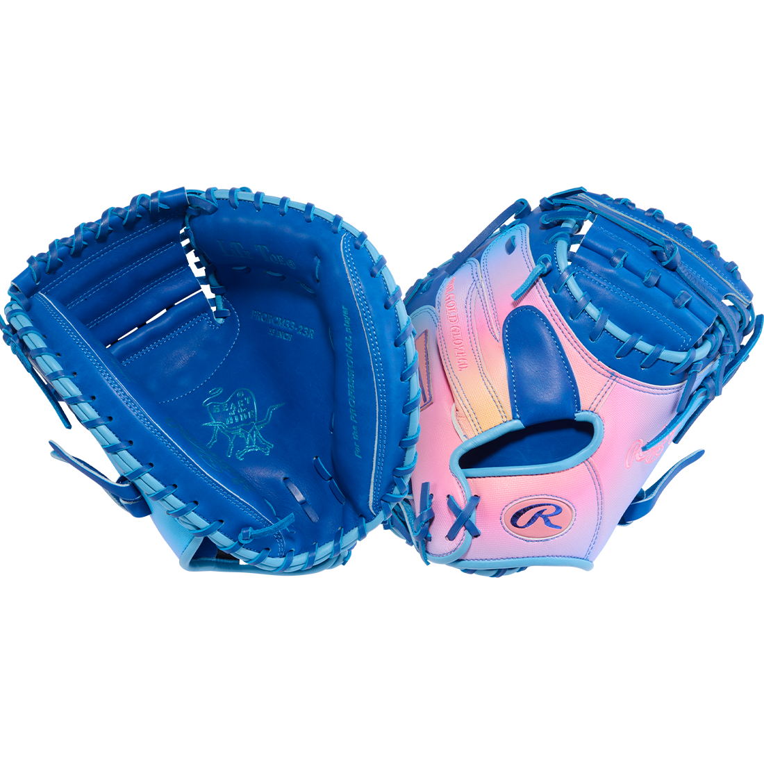 Rawlings Heart of the Hide Fun Burst 2.0 Contour Fit 33" Baseball Catcher's Mitt: PRORCM33-23R
