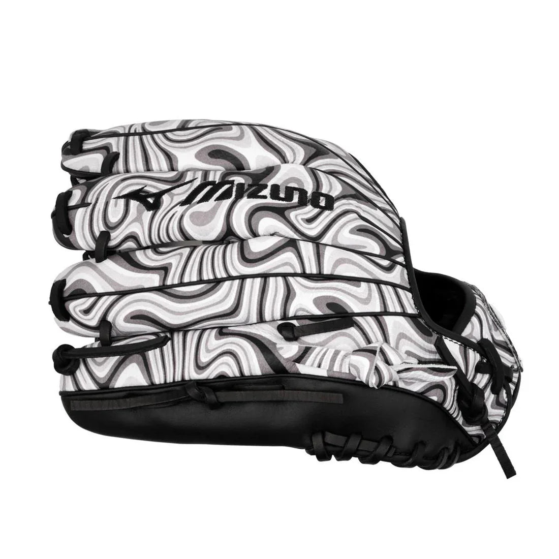 New Youth Black and White Mizuno MVP Prime M-Print 11.75" Infield Baseball Glove: GMVP-50MP