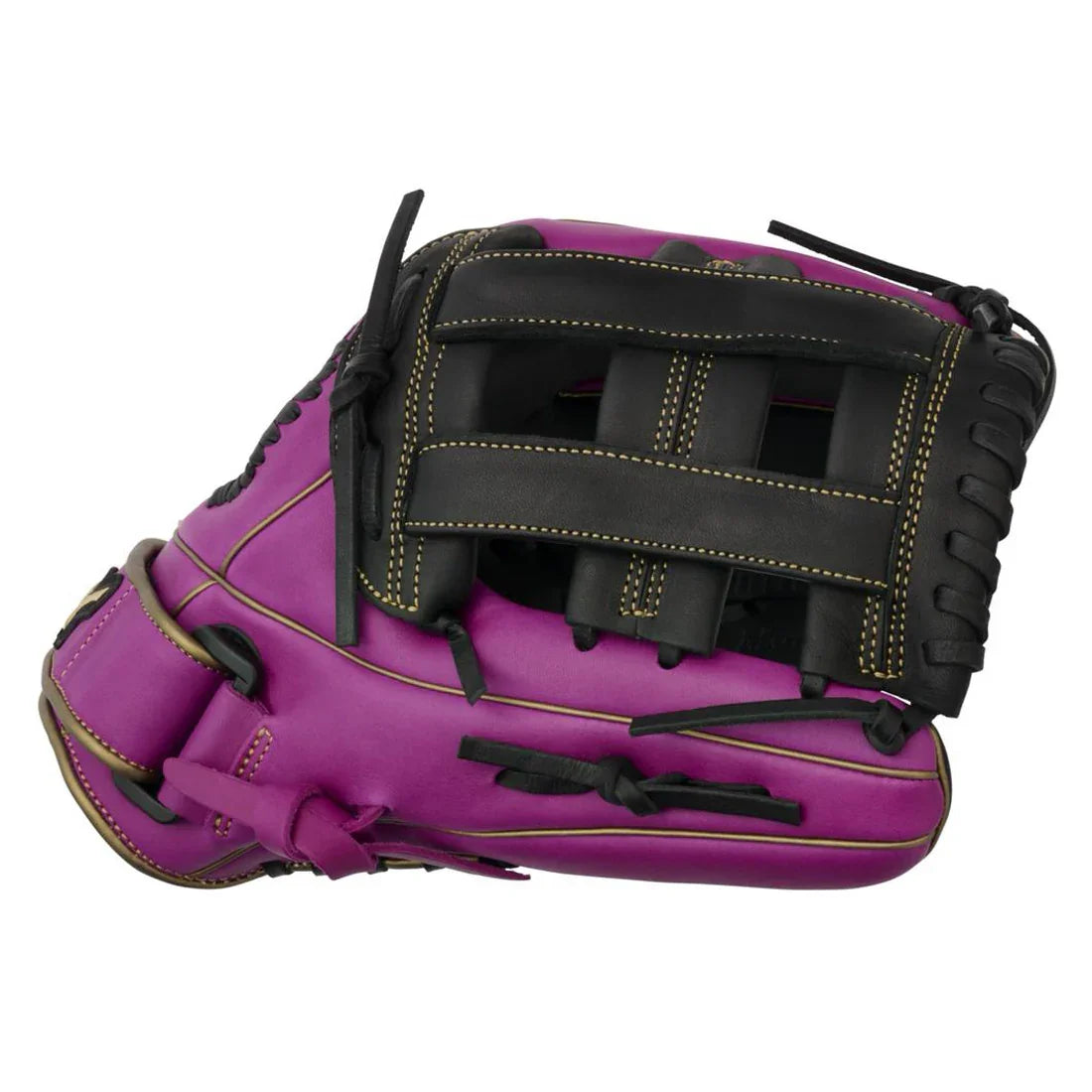 Purple and Black Girls Mizuno MVP Prime 12" Fastpitch Softball Glove: GMVP1200PF5