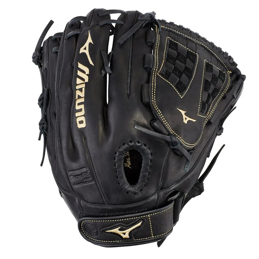 Girls Black Mizuno MVP Prime 12.5" Fastpitch Utility Glove: GMVP1250PF3