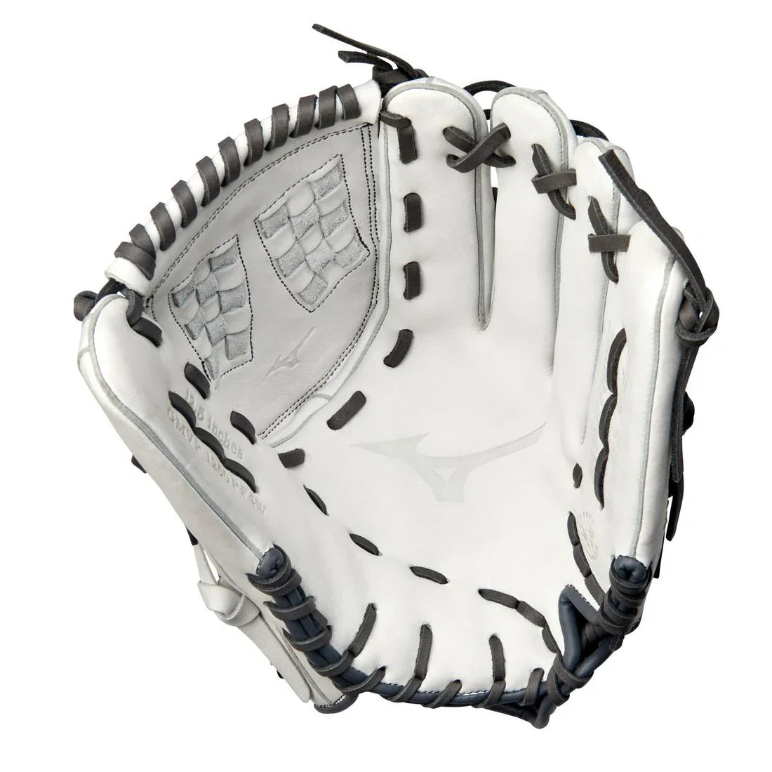 White Youth Girls Mizuno MVP Prime 12.5" Fastpitch Softball Glove: GMVP1250PF4W