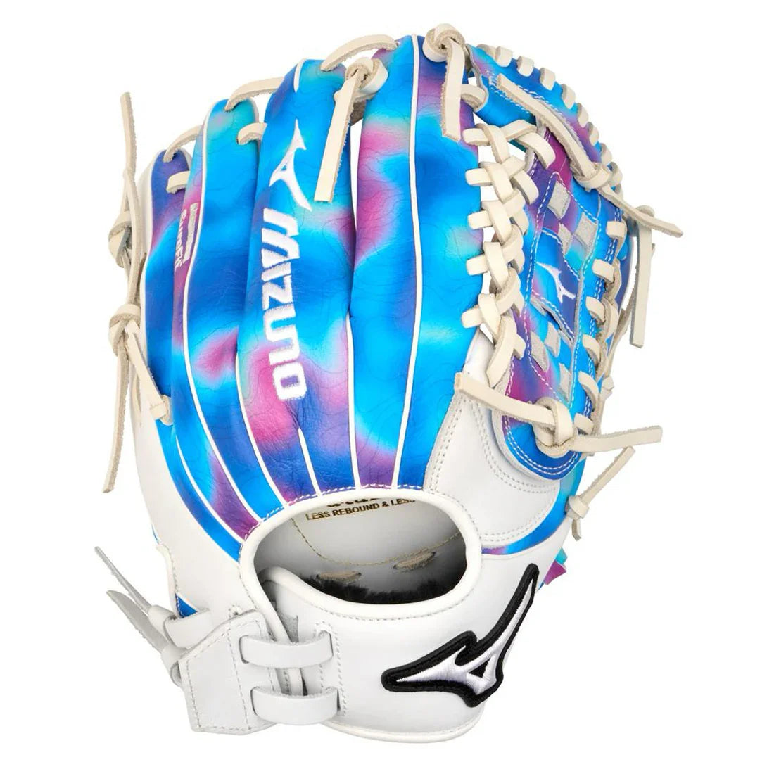 Girls Colorful Mizuno MVP Prime M-Print 12" Fastpitch Softball Glove