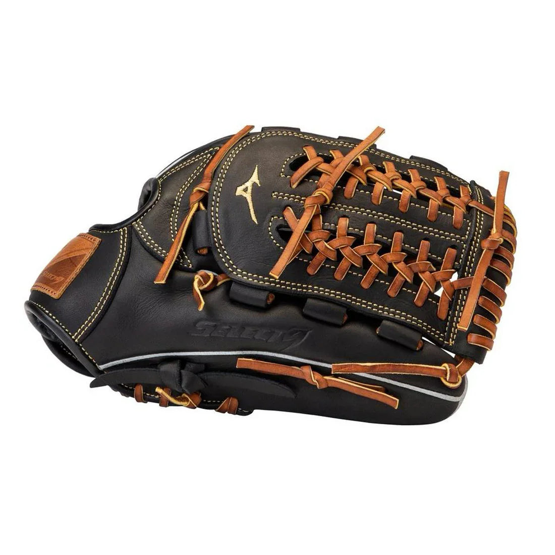 Black and Brown Mizuno Select 9 11.5" Infield Baseball Glove: GSN1150