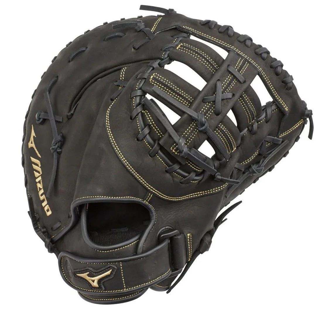 Girls Black Mizuno MVP Prime FP 13" Fastpitch Softball First Base Mitt: GXF50FP