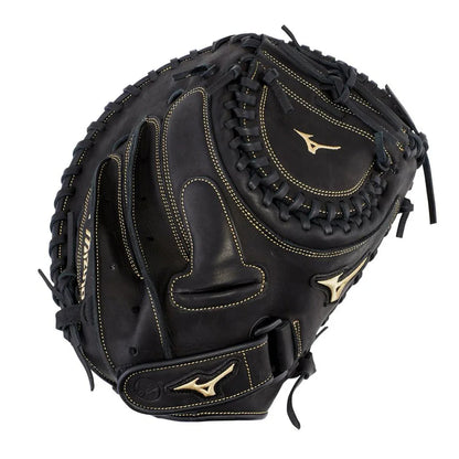 Girls Black Mizuno MVP Prime FP 34" Fastpitch Softball Catcher’s Mitt: GXS50PF3