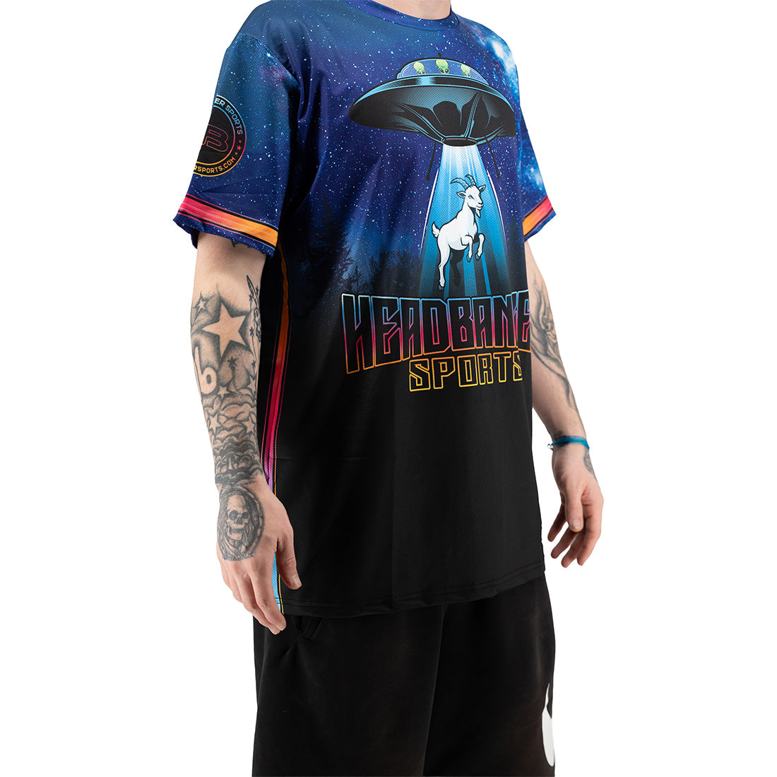 Headbanger Sports "The Galactic Goat" Short Sleeve Micro Mesh Jersey