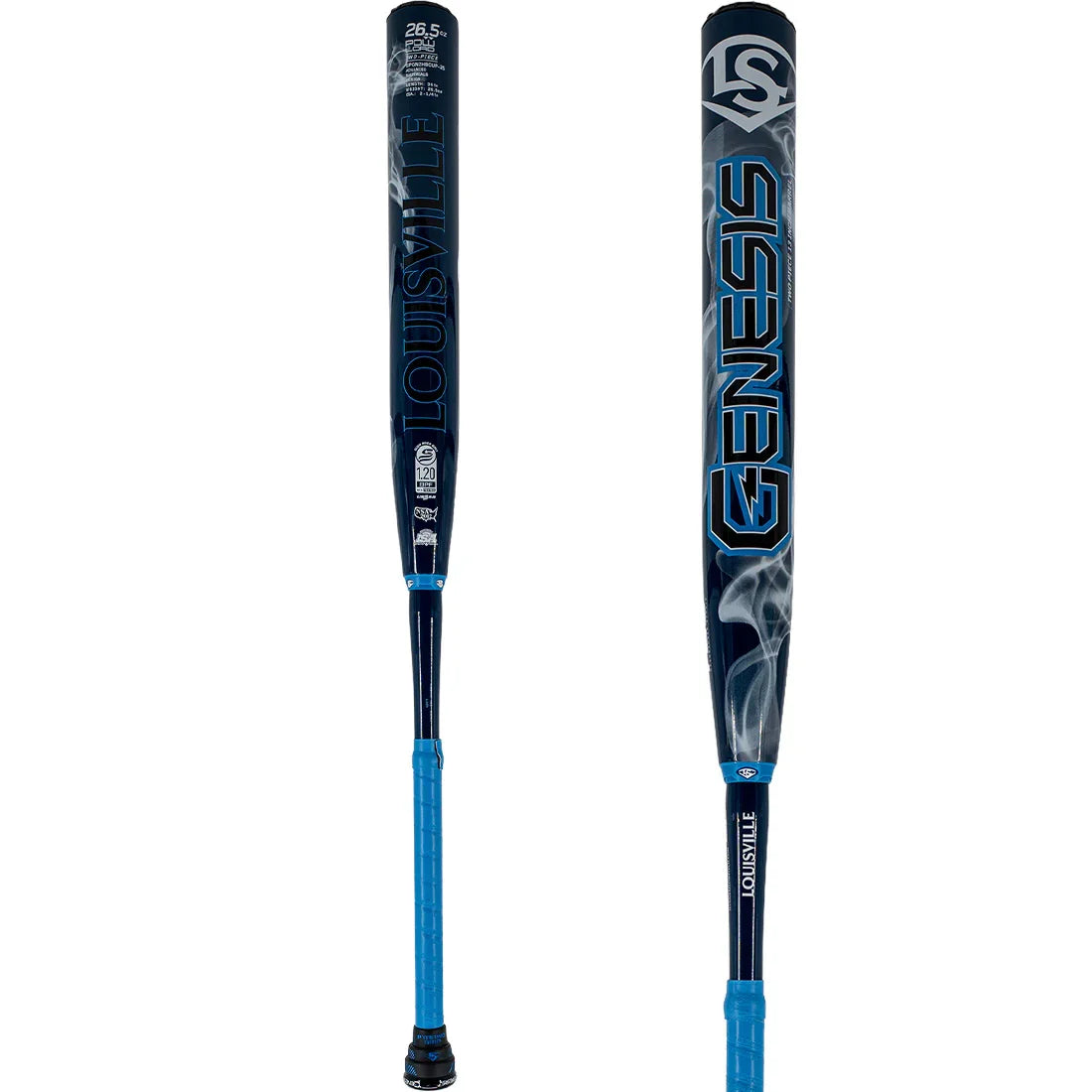 2025 Louisville Slugger Genesis SMOKE 2PC 13" Powerload USSSA Slowpitch Softball Bat: SPGN2HBOUP