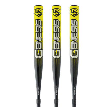 3-Bat Pack Platinum: 2025 Louisville Slugger Genesis 1PC 13" Balanced USSSA Slowpitch Softball Bat