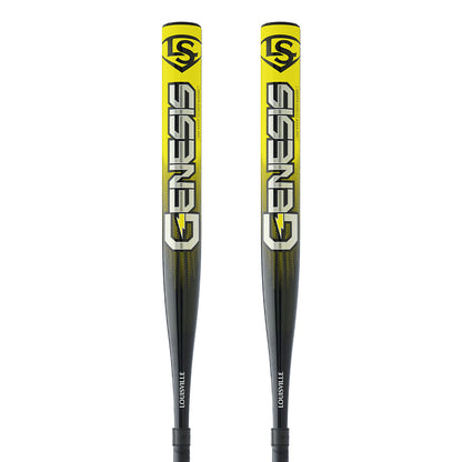 2-Bat Pack Gold: 2025 Louisville Slugger Genesis 1PC 13" Balanced USSSA Slowpitch Softball Bat