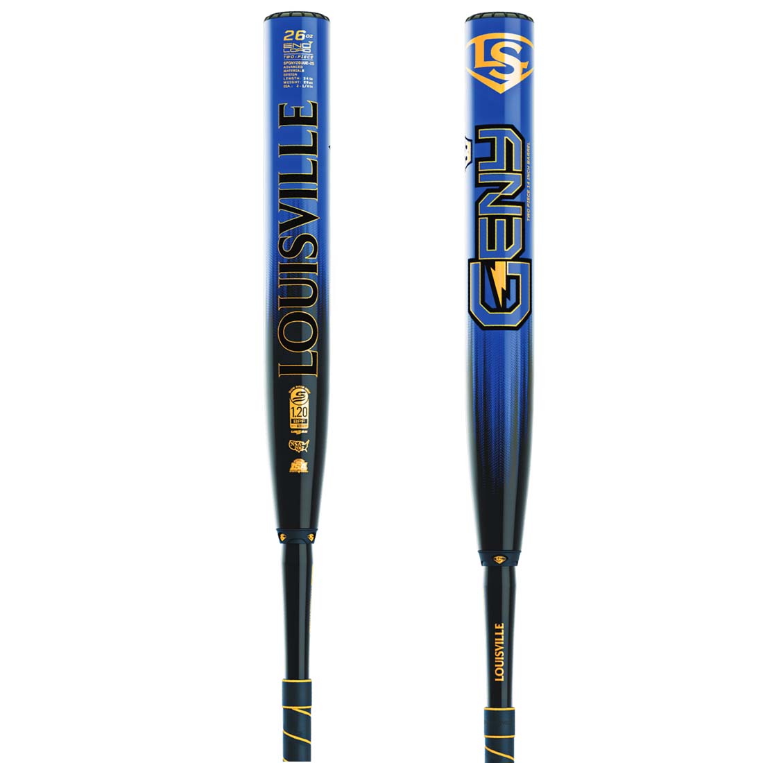 2026 Louisville Slugger Genesis (Royal Geny Collection) 14" End Loaded USSSA Slowpitch Softball Bat