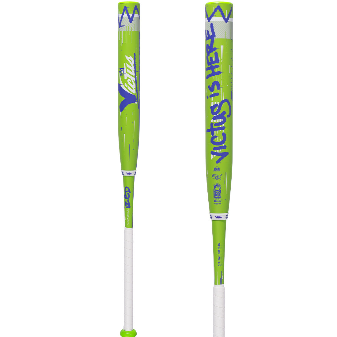 2026 Victus Vandalized Green 12.75" USSSA Slowpitch Softball Bat: VSPVD22YU