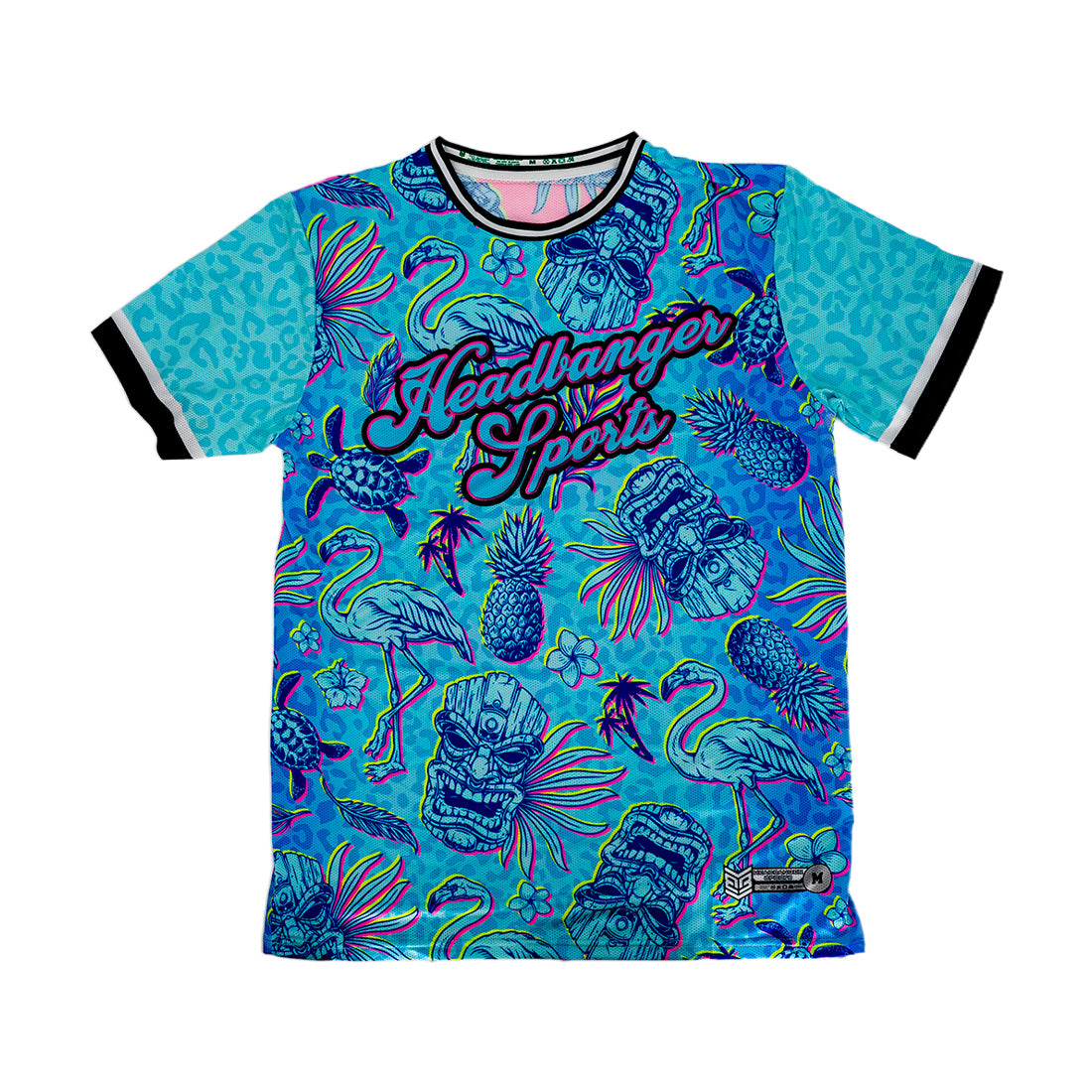 Headbanger Sports "Tropical Tiki" Short Sleeve Micro Sleeve Jersey: Multiple Colors