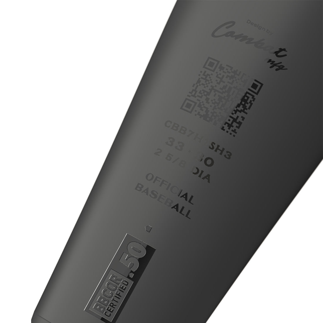 COMBAT MFG Spec H1 Shadow Rider BBCOR Baseball Bat: CBB7H1SH3