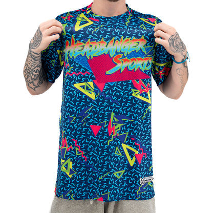 Headbanger Sports "90's Retro" Short Sleeve Micro Mesh Jersey