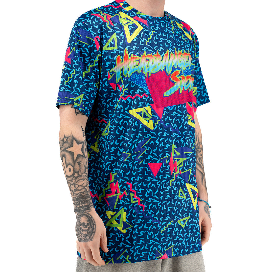 Headbanger Sports "90's Retro" Short Sleeve Micro Mesh Jersey